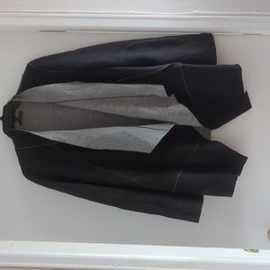 Eileen Fisher Charcoal Grey Felted Wool Jacket